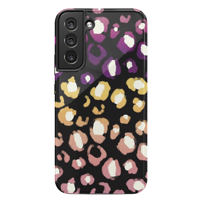 Galaxy S22 plus StrongFit Gradient graphic leopard print by Oana 