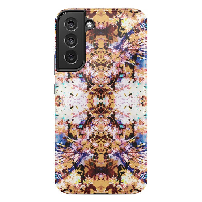 Galaxy S22 plus StrongFit Painted butterfly wings and flower petals by Oana 