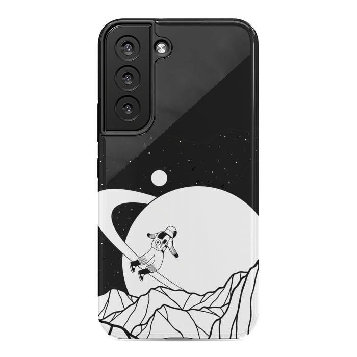 Galaxy S22 StrongFit Space walk (black and white) by Steve Wade (Swade)