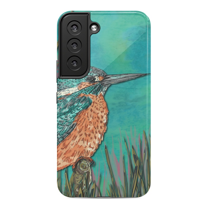 Galaxy S22 StrongFit Kingfisher by Lotti Brown