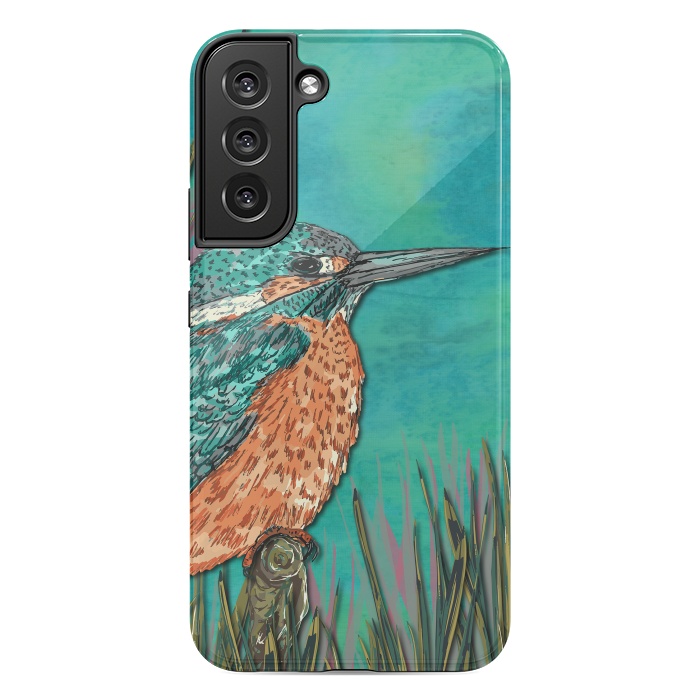 Galaxy S22 plus StrongFit Kingfisher by Lotti Brown