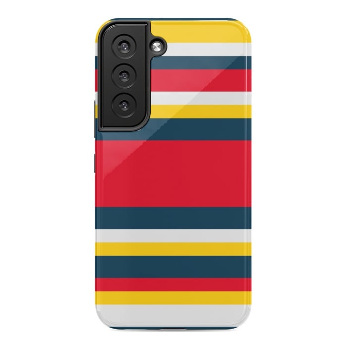 Galaxy S22 StrongFit Colorful Casual Stripes by TMSarts