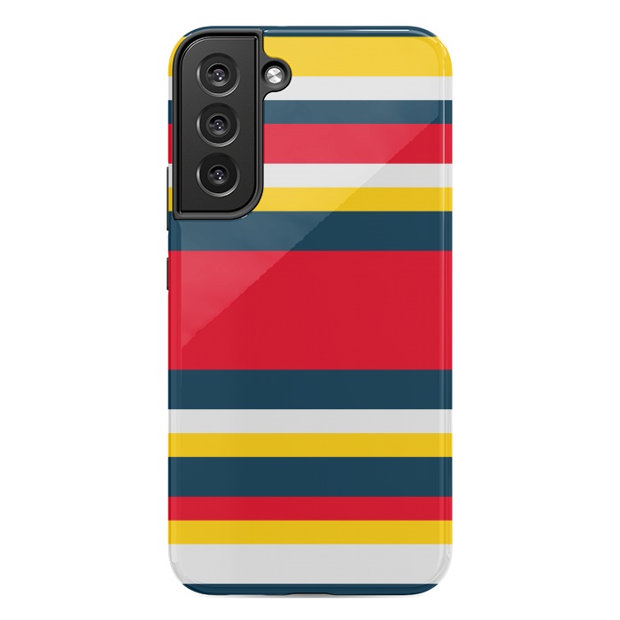 Galaxy S22 plus StrongFit Colorful Casual Stripes by TMSarts