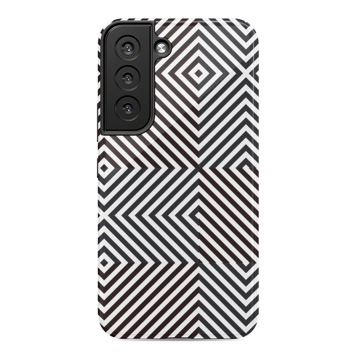 Galaxy S22 StrongFit Crossing Diagonal Stripes by TMSarts