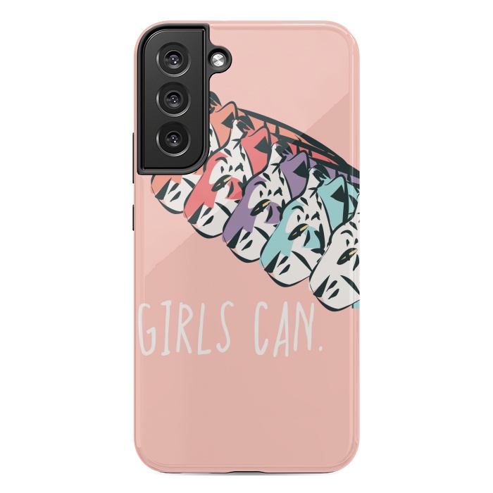 Galaxy S22 plus StrongFit Girls can, pink by Jelena Obradovic