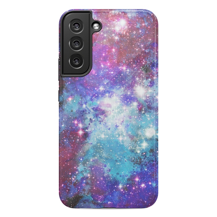 Galaxy S22 plus StrongFit Purple violet starry galaxy by Oana 