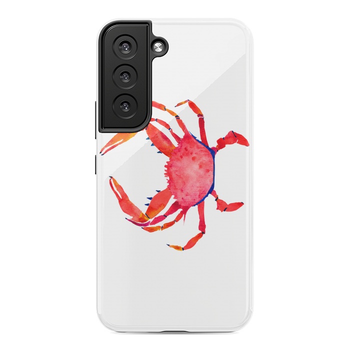 Galaxy S22 StrongFit Red Crab by Amaya Brydon