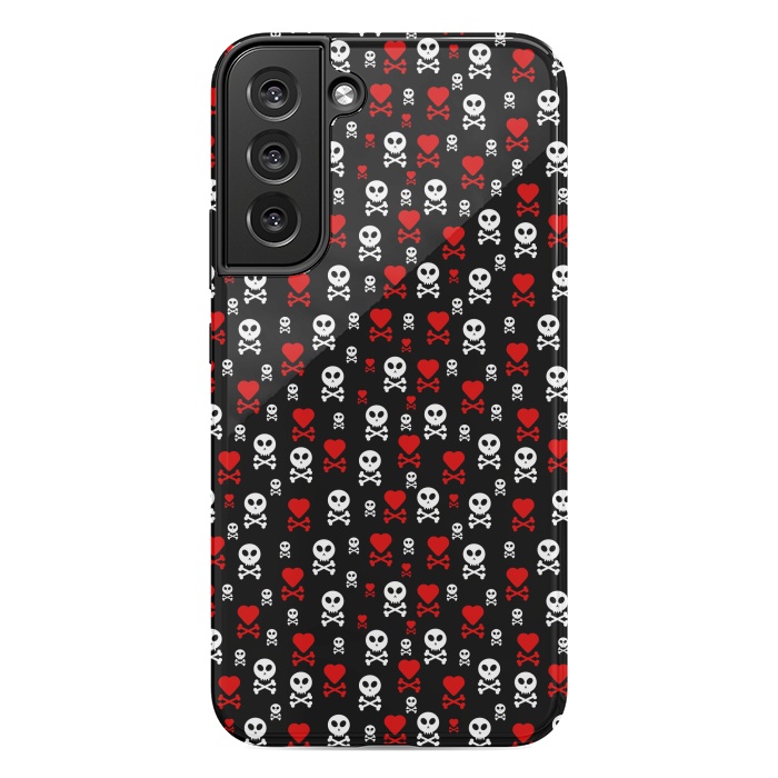 Galaxy S22 plus StrongFit Skull Heart by TMSarts