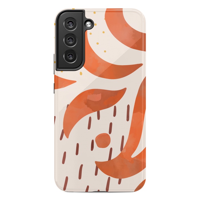 Galaxy S22 plus StrongFit Great Orange by Creativeaxle