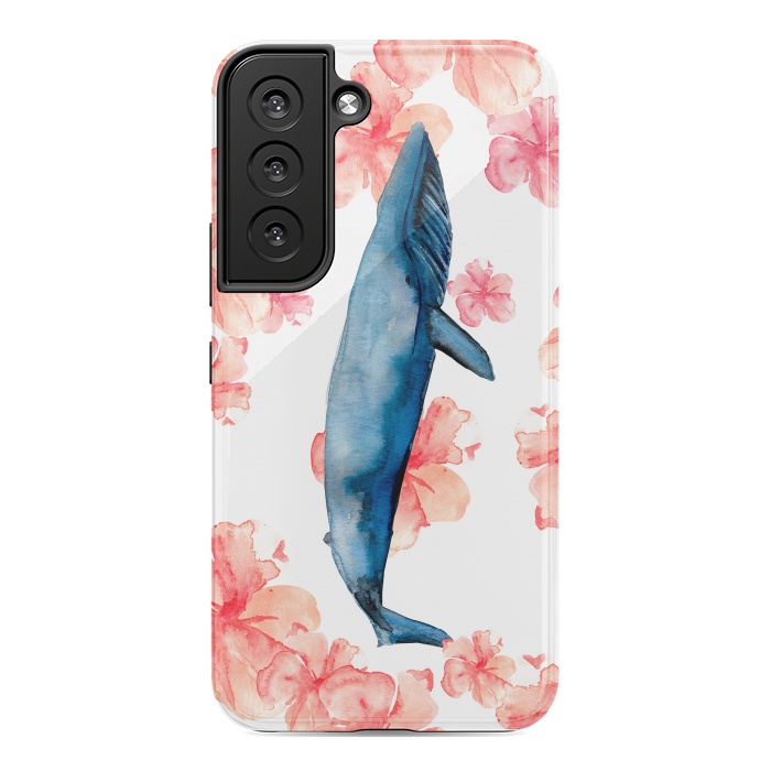 Galaxy S22 StrongFit Floral Sea by Amaya Brydon