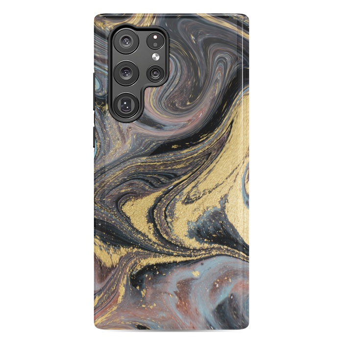 Galaxy S22 Ultra StrongFit Liquid Marble Design IV by ArtsCase