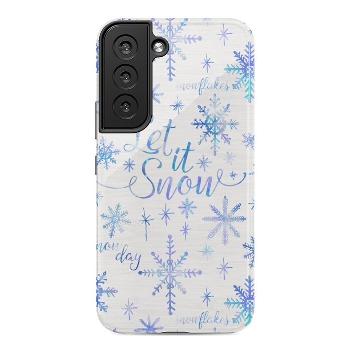 Galaxy S22 StrongFit Let It Snow by Noonday Design