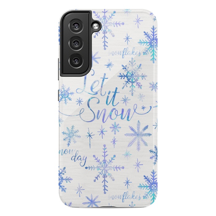 Galaxy S22 plus StrongFit Let It Snow by Noonday Design