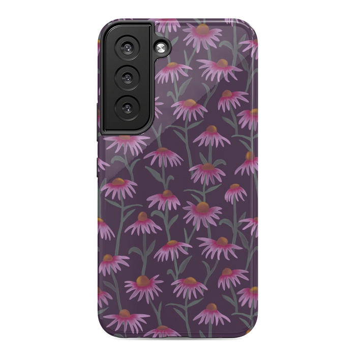 Galaxy S22 StrongFit Echinacea Flowers by Tishya Oedit