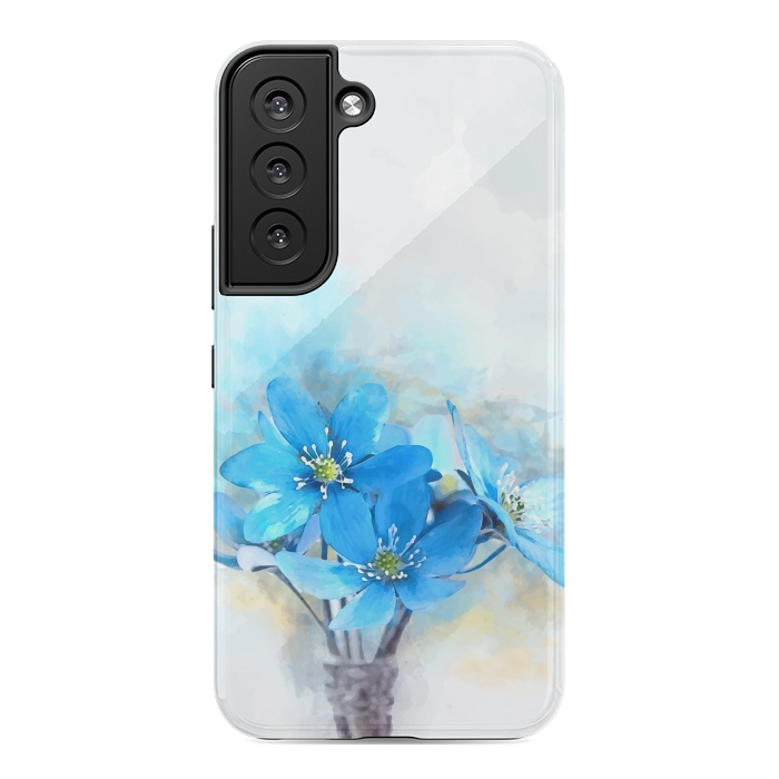Galaxy S22 StrongFit Summer Blue by Creativeaxle