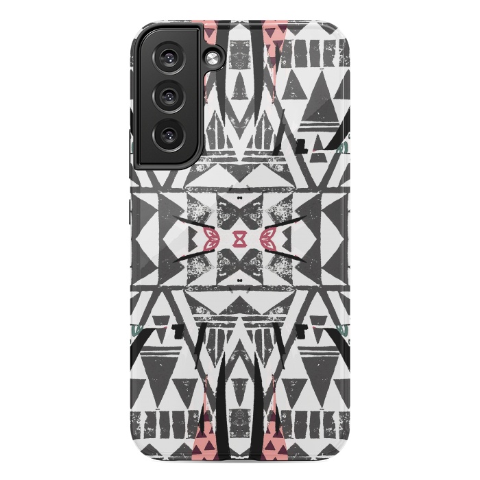 Galaxy S22 plus StrongFit Ethnic tribal triangles by Oana 