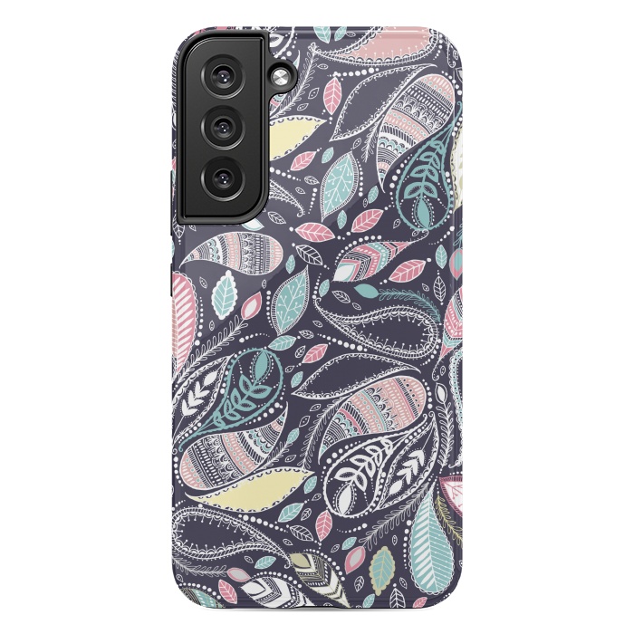 Galaxy S22 plus StrongFit Paisley Princess by Rose Halsey