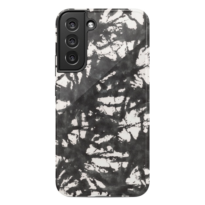 Galaxy S22 plus StrongFit Black Watercolor Stamp by Hanny Agustine