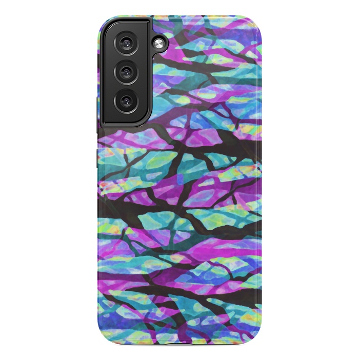 Galaxy S22 plus StrongFit Abstract Trees Digital Art G551 by Medusa GraphicArt