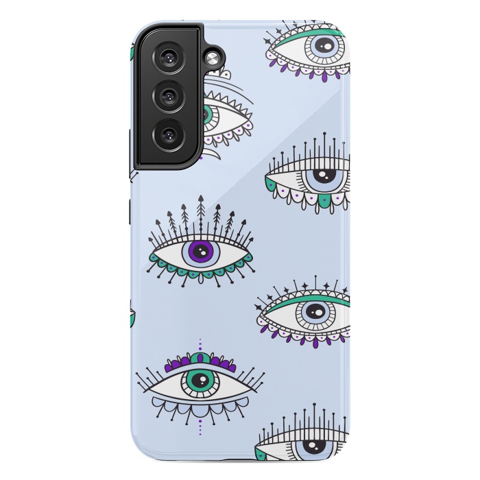 Galaxy S22 plus StrongFit evil eyes by haroulita