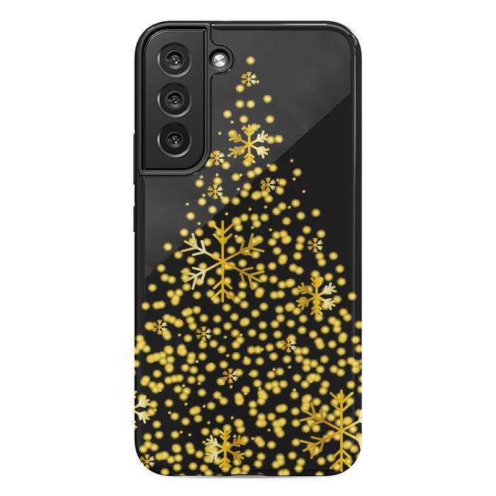 Galaxy S22 plus StrongFit golden christmas tree by haroulita