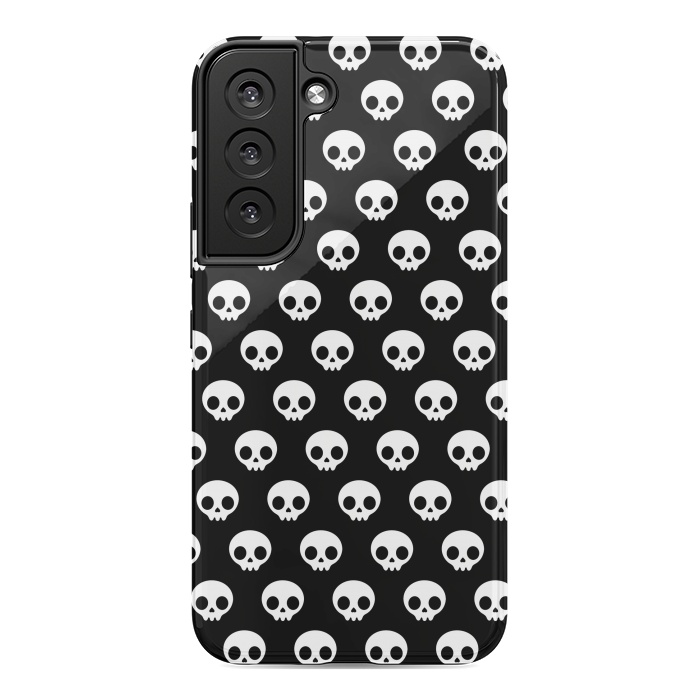 Galaxy S22 StrongFit Cute skulls by Laura Nagel