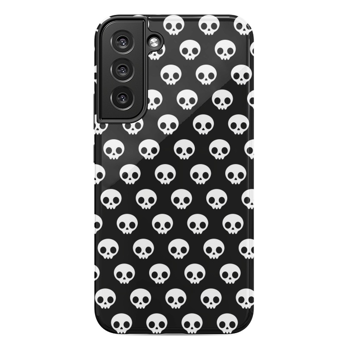 Galaxy S22 plus StrongFit Cute skulls by Laura Nagel