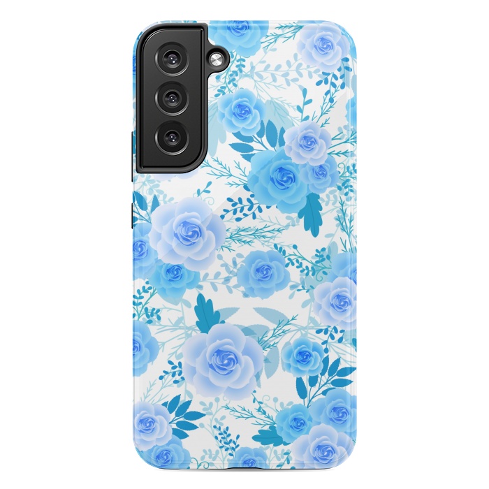 Galaxy S22 plus StrongFit Blue roses by Jms