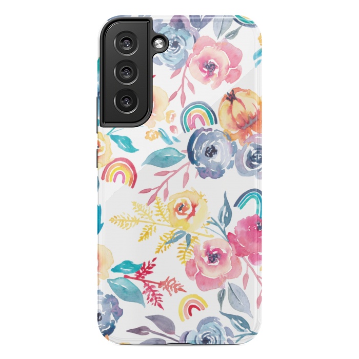 Galaxy S22 plus StrongFit Roses and Rainbows by gingerlique