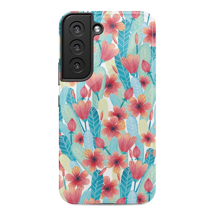 Galaxy S22 StrongFit Delightful Daisies by gingerlique