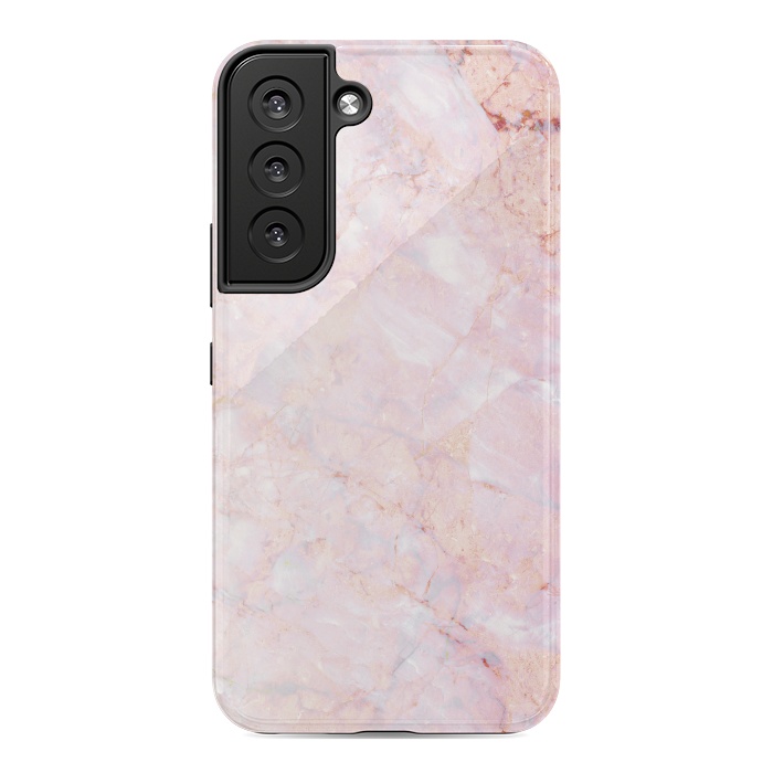 Galaxy S22 StrongFit Pastel pink elegant marble by Oana 