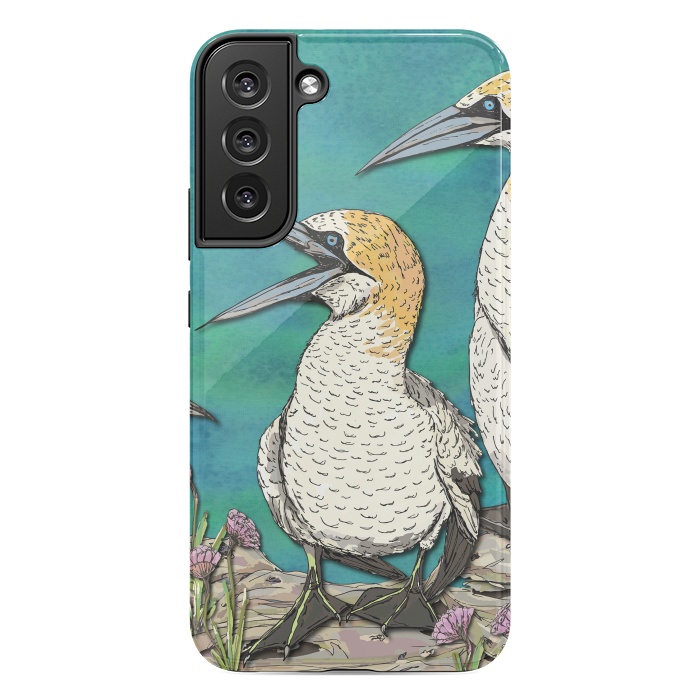 Galaxy S22 plus StrongFit Gannet Chat by Lotti Brown