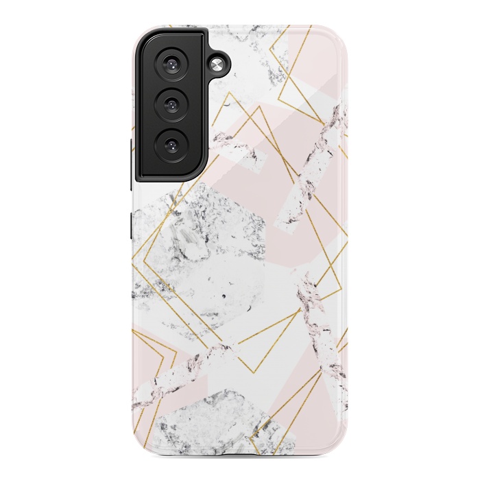 Galaxy S22 StrongFit Marble and abstract frames by Julia Badeeva