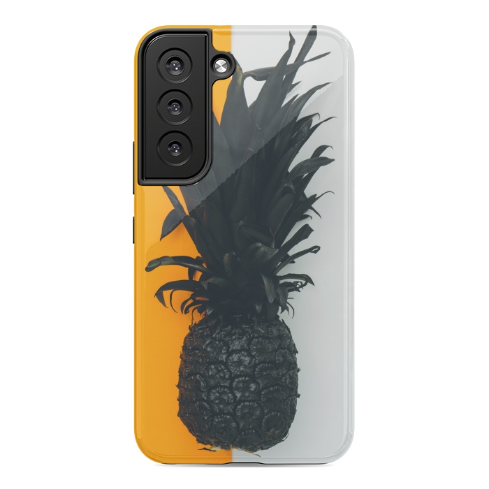 Galaxy S22 StrongFit Black pineapple  by Winston