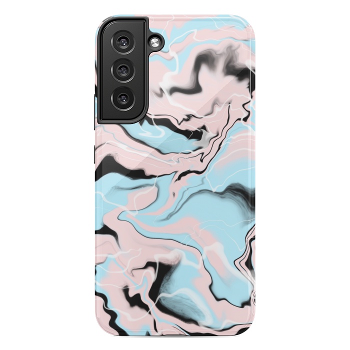 Galaxy S22 plus StrongFit Marble blue peach by Jms
