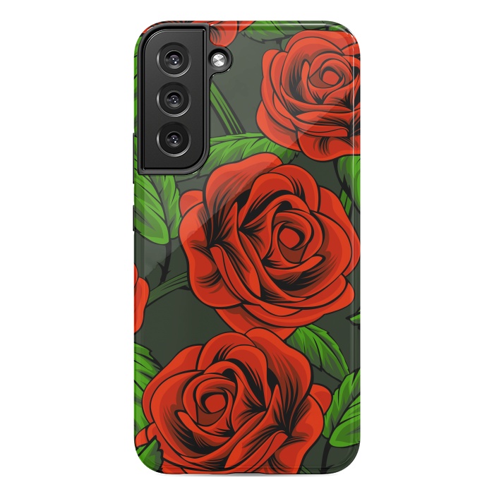Galaxy S22 plus StrongFit red roses by haroulita