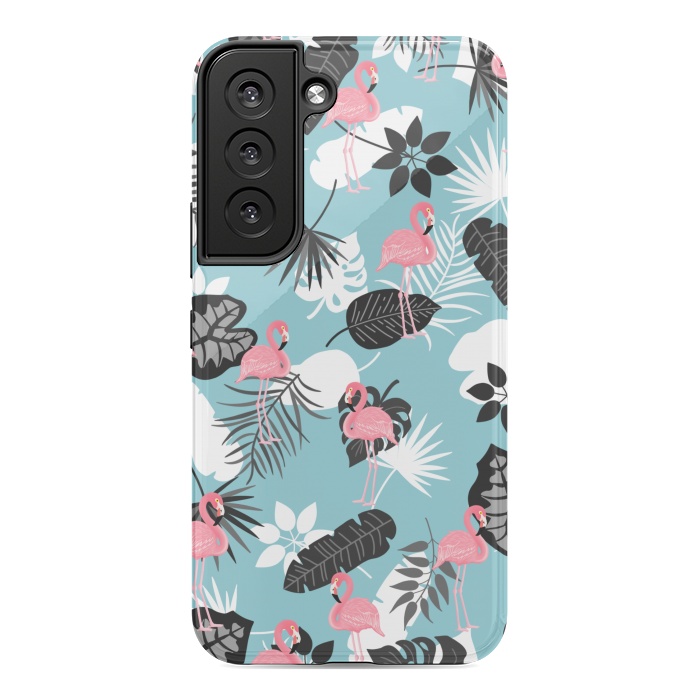 Galaxy S22 StrongFit Pink flamingo by Jms