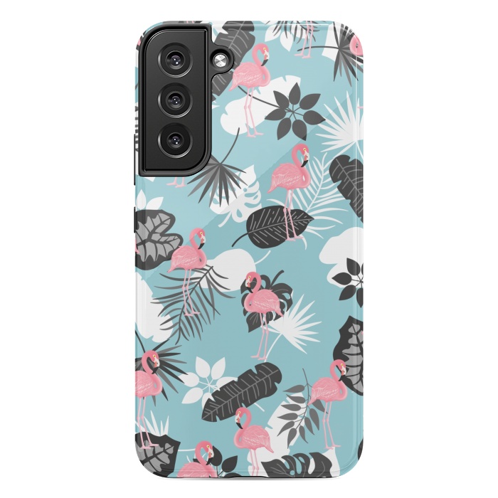 Galaxy S22 plus StrongFit Pink flamingo by Jms