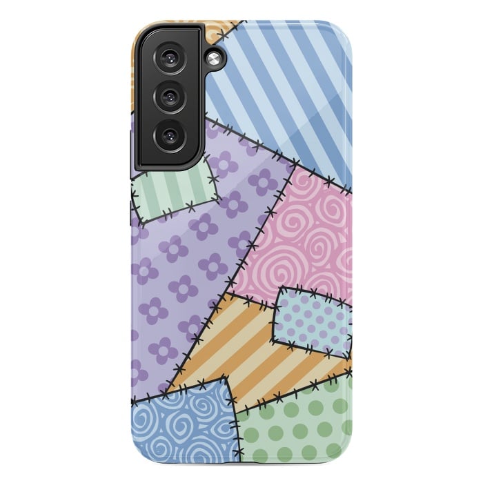 Galaxy S22 plus StrongFit Patchwork by Laura Nagel