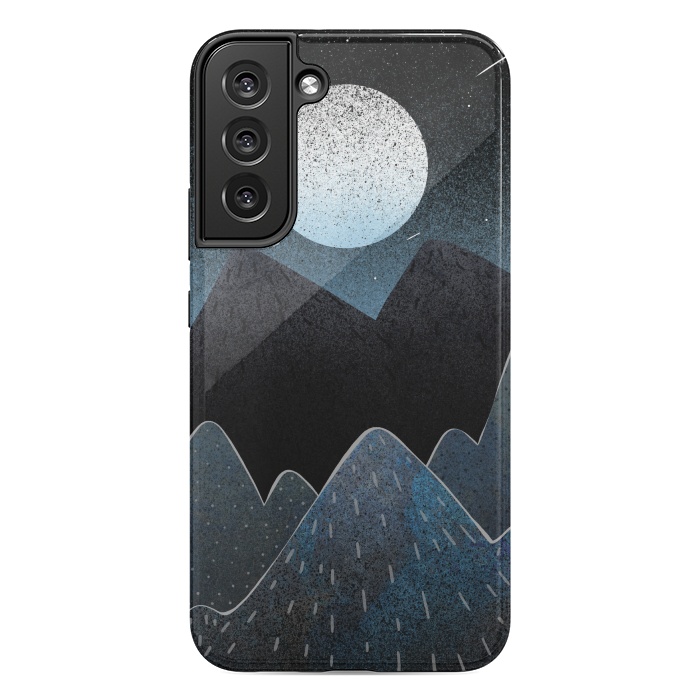 Galaxy S22 plus StrongFit Midnight blues by Steve Wade (Swade)