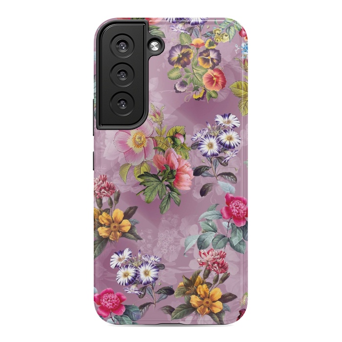 Galaxy S22 StrongFit Vintage flowers  by Winston