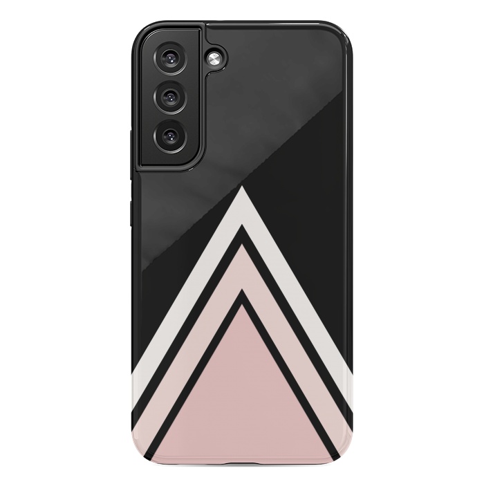 Galaxy S22 plus StrongFit Pink triangles by Jms