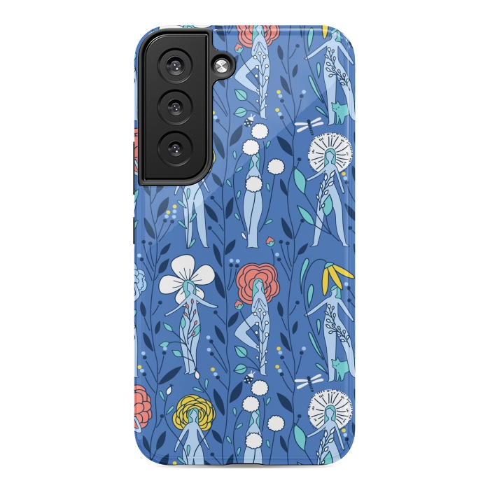 Galaxy S22 StrongFit Springtime floral women design by Anna Alekseeva