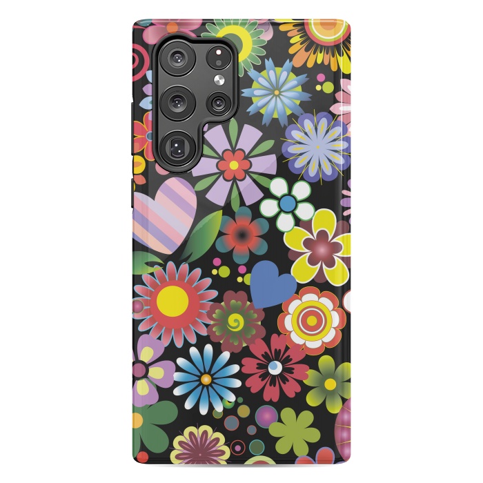 Galaxy S22 Ultra StrongFit Floral mix 2 by ArtsCase