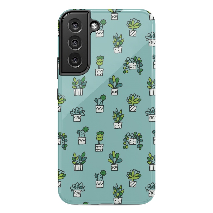 Galaxy S22 plus StrongFit Cute house plants by Anna Alekseeva