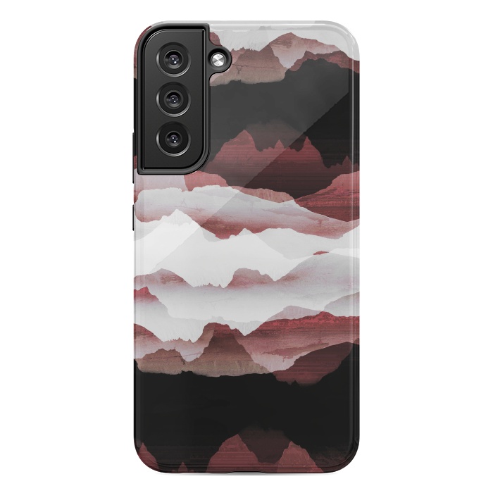 Galaxy S22 plus StrongFit Faded copper mountains by Oana 