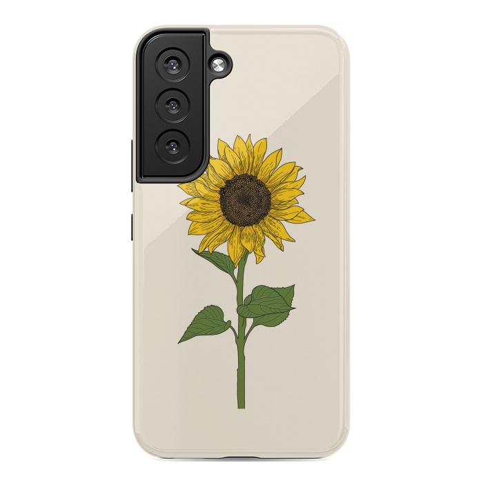 Galaxy S22 StrongFit Sunflower by Jms