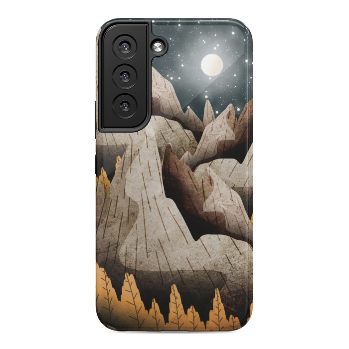 Galaxy S22 StrongFit Mountainous mountain and peaks by Steve Wade (Swade)