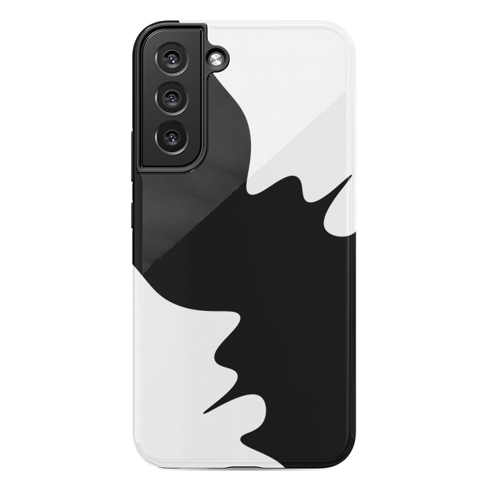 Galaxy S22 plus StrongFit Black and White Minimal Art-I by Creativeaxle