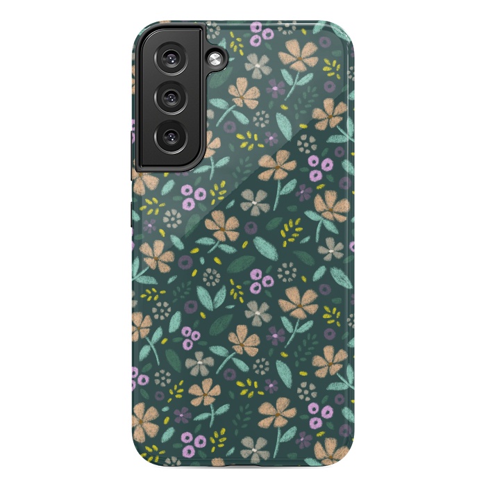 Galaxy S22 plus StrongFit Wildflowers by Tishya Oedit